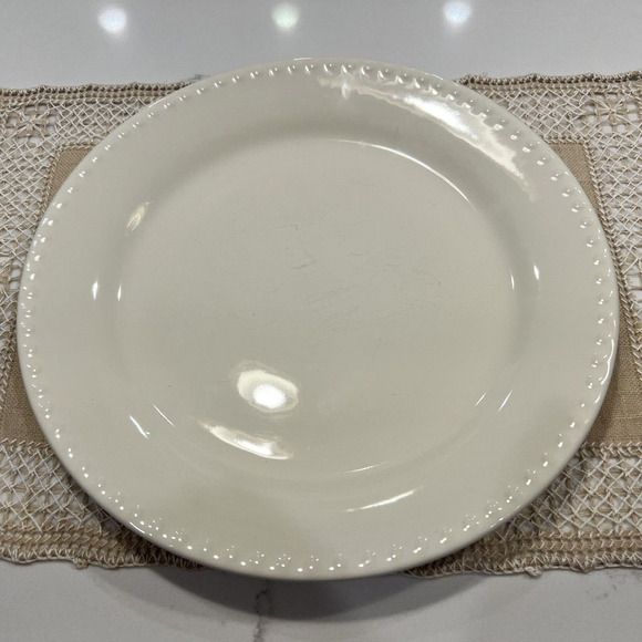 Gail Pittman Southern Living Hospitality 11 1/4" Cream Colored (2) Dinner Plates - Picture 2 of 9